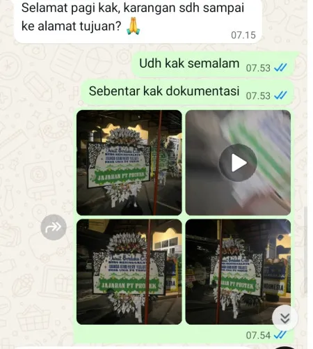 Pengiriman Papan Bunga Selamat Mangga Dua