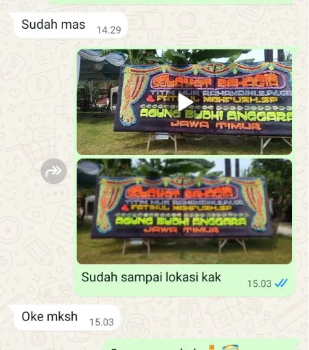 Pengiriman Papan Bunga Mangga Dua