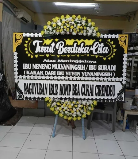 Papan Bunga Duka Mangga Dua