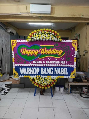 Papan Bunga di Mangga Dua