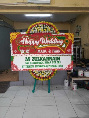 Papan Bunga di Mangga Dua