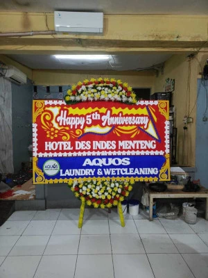 Papan Bunga di Mangga Dua