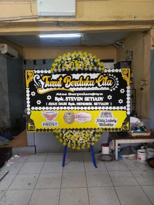 Papan Bunga di Mangga Dua