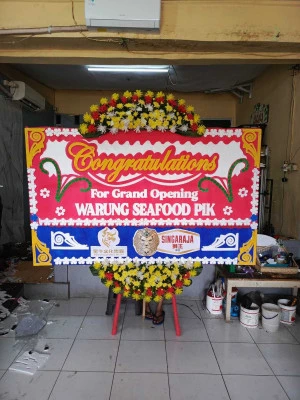 Papan Bunga di Mangga Dua