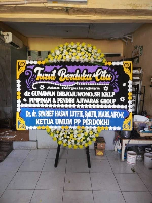 Papan Bunga di Mangga Dua
